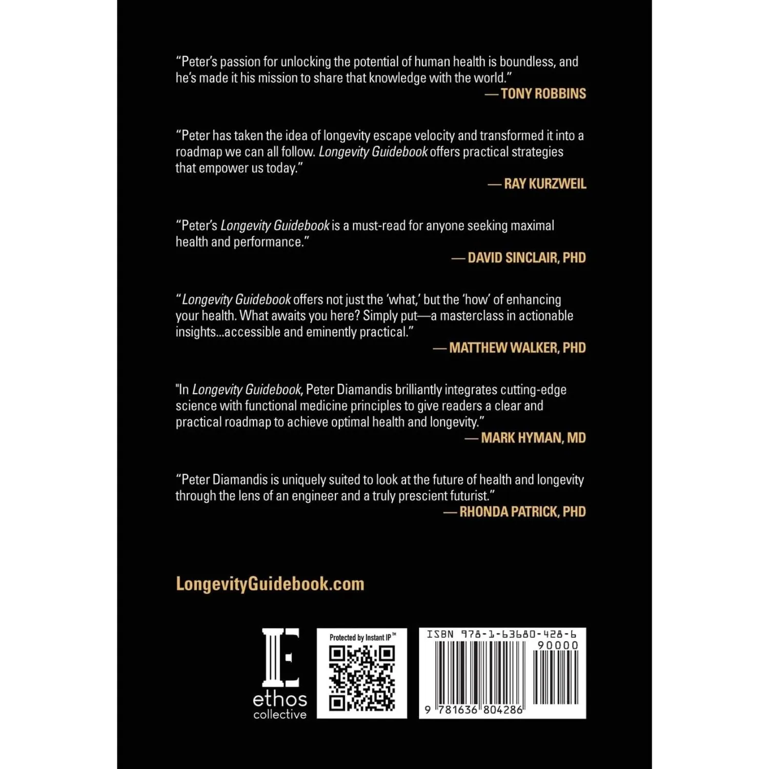NAD Total Longevity Guidebook bok 2025 Diamandis