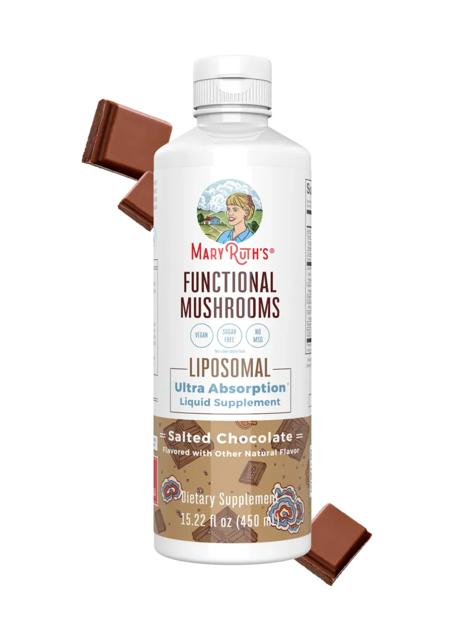 MaryRuth's Functional Mushrooms Liposomal sopp sjokolade