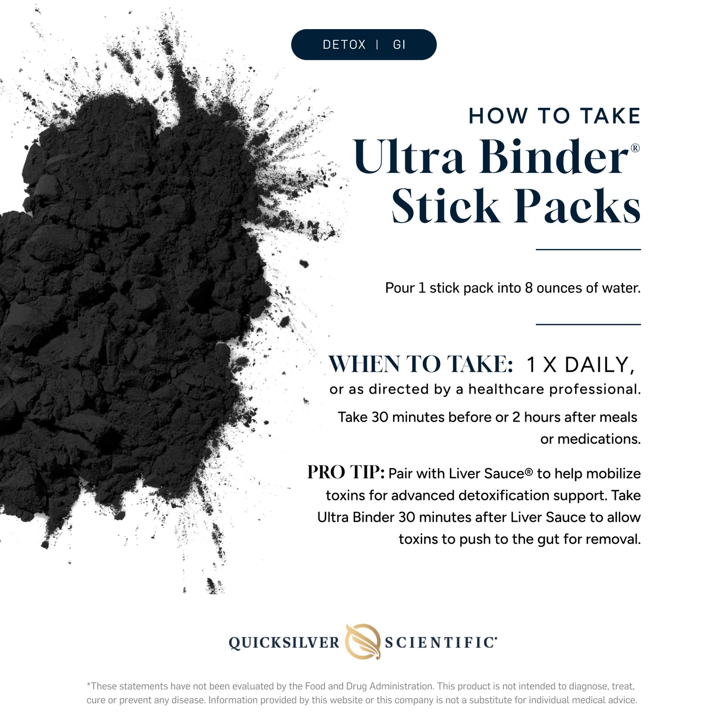Quicksilver Scientific Ultra Binder Stick Packs pulver 20 stk