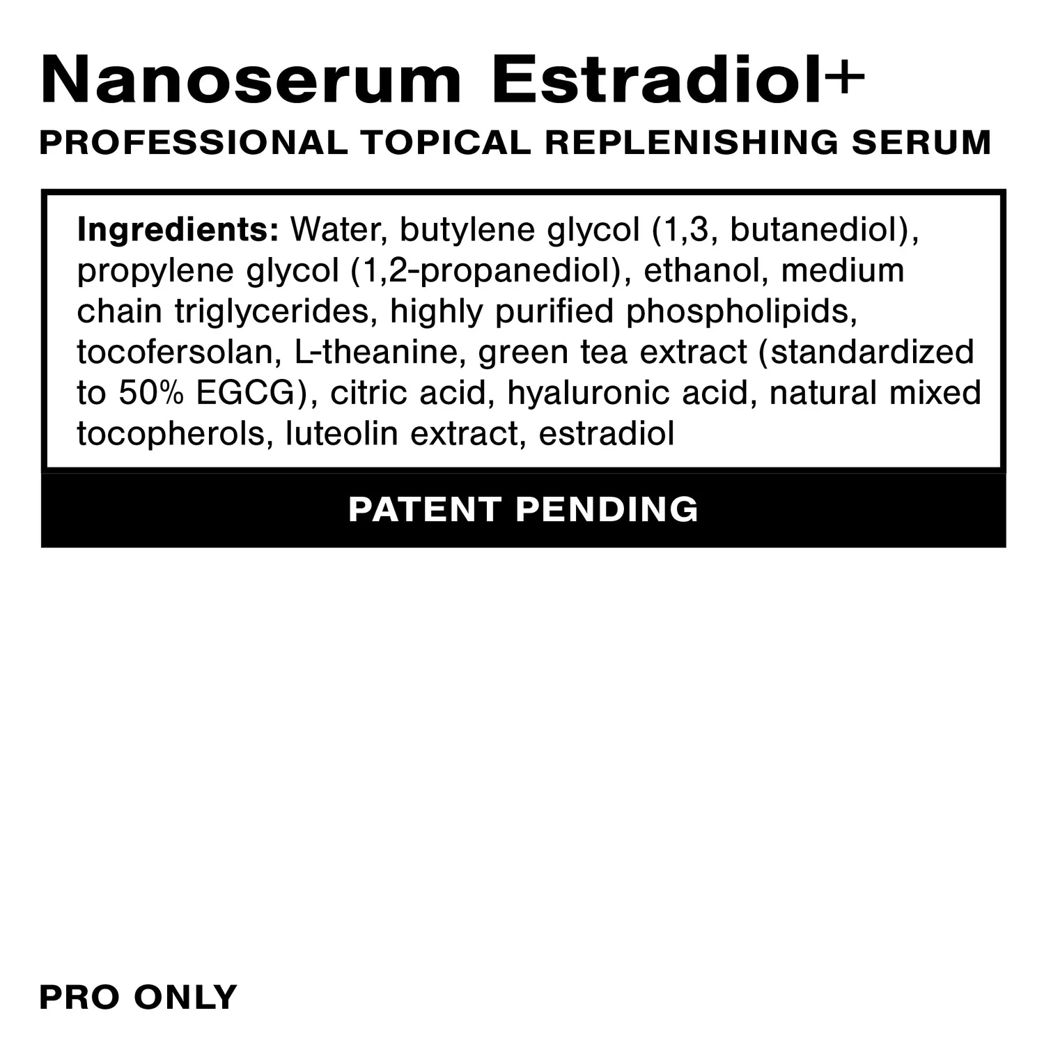 Quicksilver Scientific Professional Estradiol+ serum 30 ml