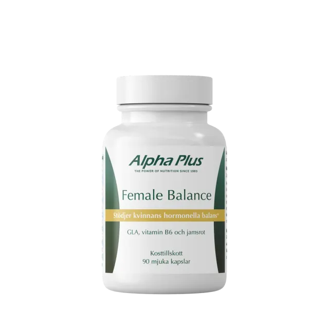 A+ Multivitamin Female Balance kapsler 90 stk B-vitamin