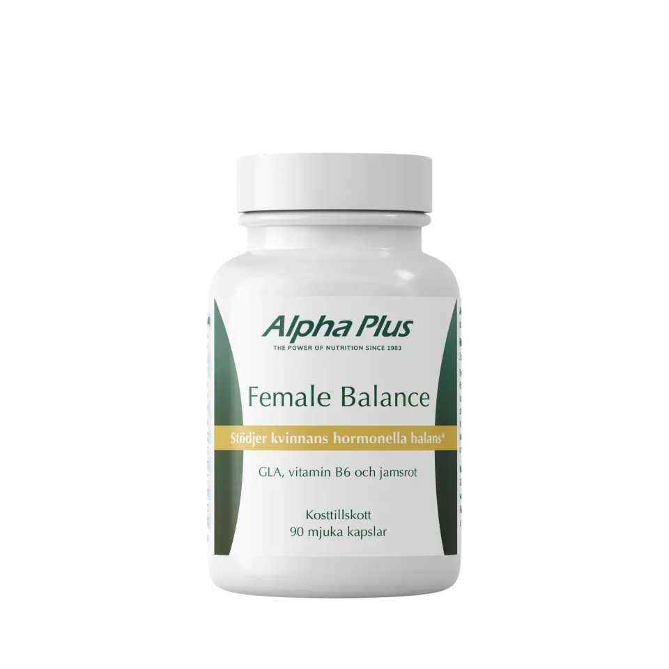 A+ Multivitamin Female Balance kapsler 90 stk B-vitamin