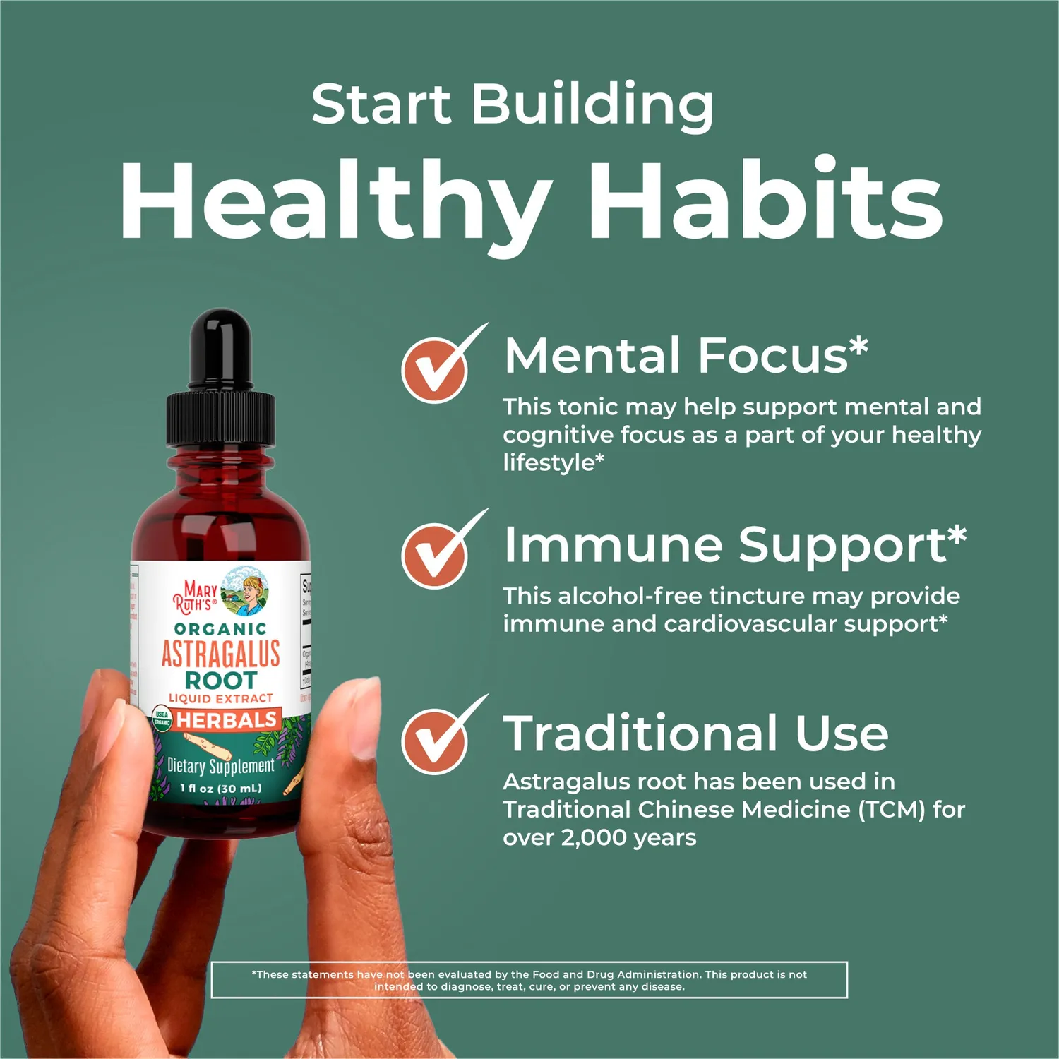 MaryRuth's Astragalus urtedråper rot 30 ml