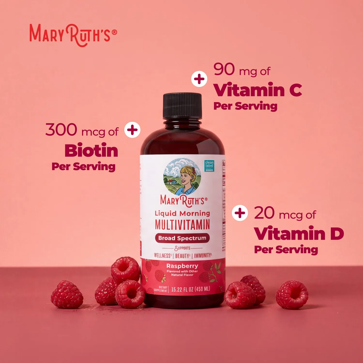 MaryRuth's Liquid Morning Multivitamin flytende familie
