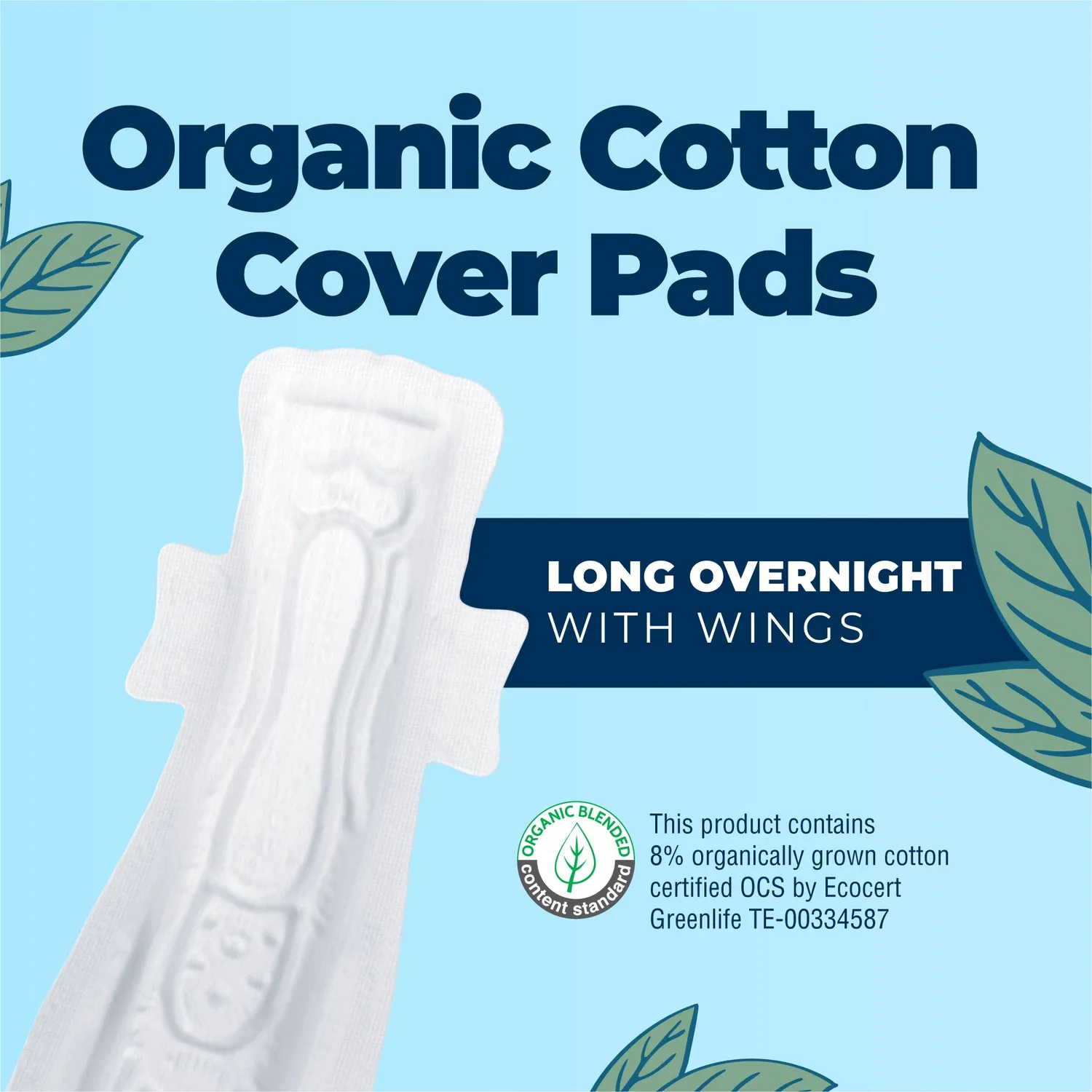 MaryRuth's Organic Cotton Cover bind natt super
