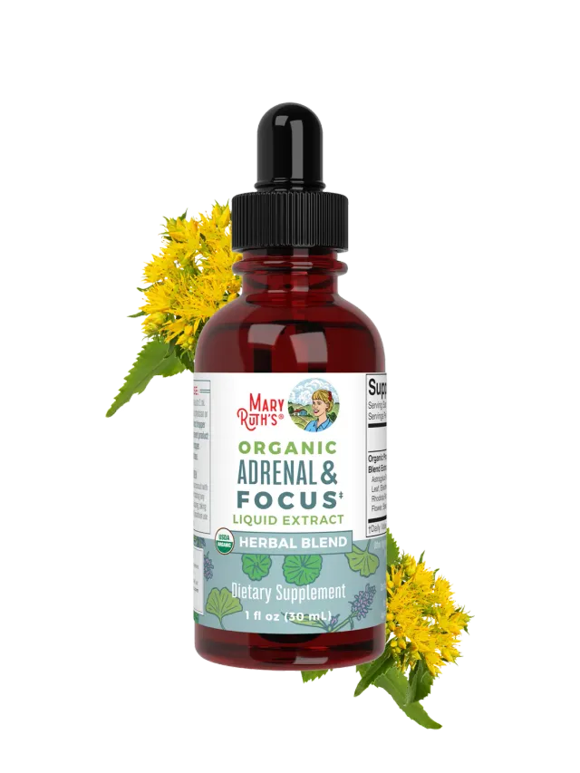MaryRuth's Organic Adrenal & Focus urtedråper 30 ml
