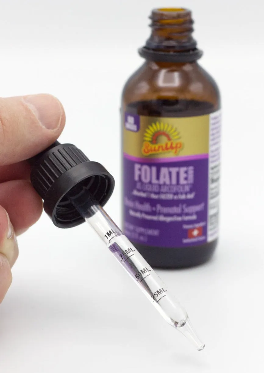 LipoNaturals SunUp Liquid Methyl Folate 680 DFE dråper 60 doser