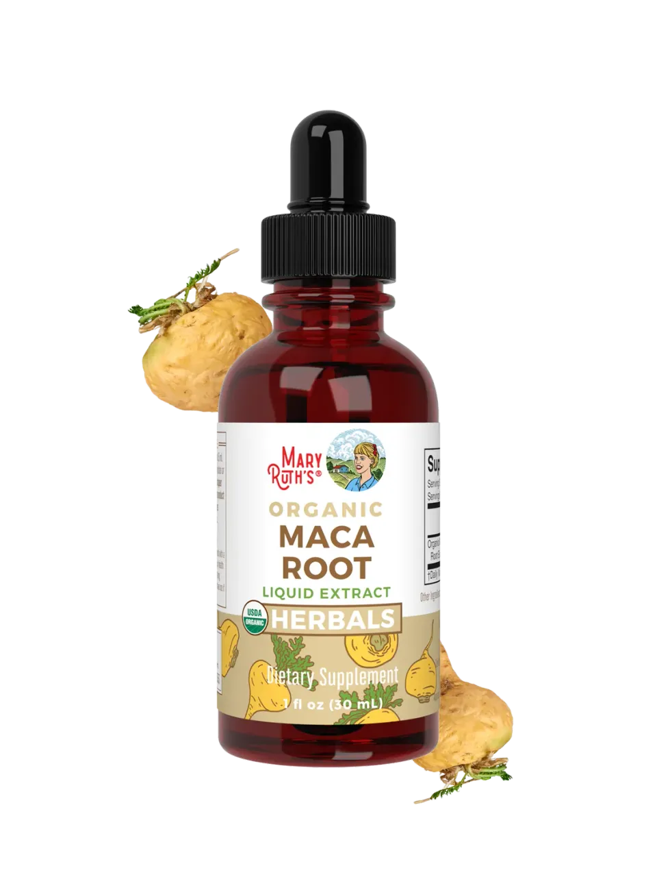 MaryRuth's Organic Maca Root dråper alkoholfri vitalitet