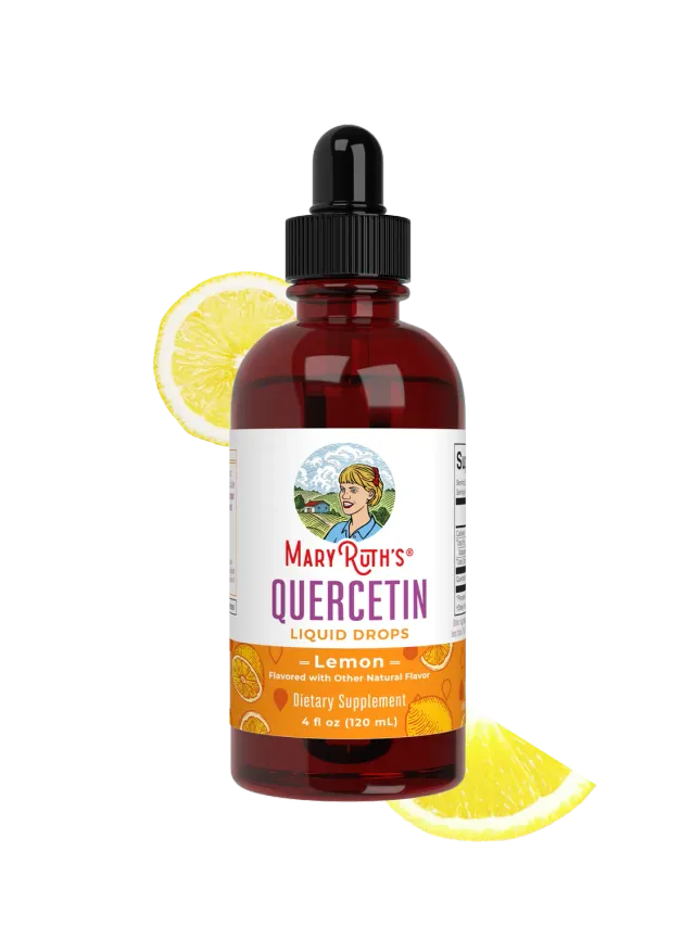 MaryRuth's Quercetin dråper sitron 30 doser flytende