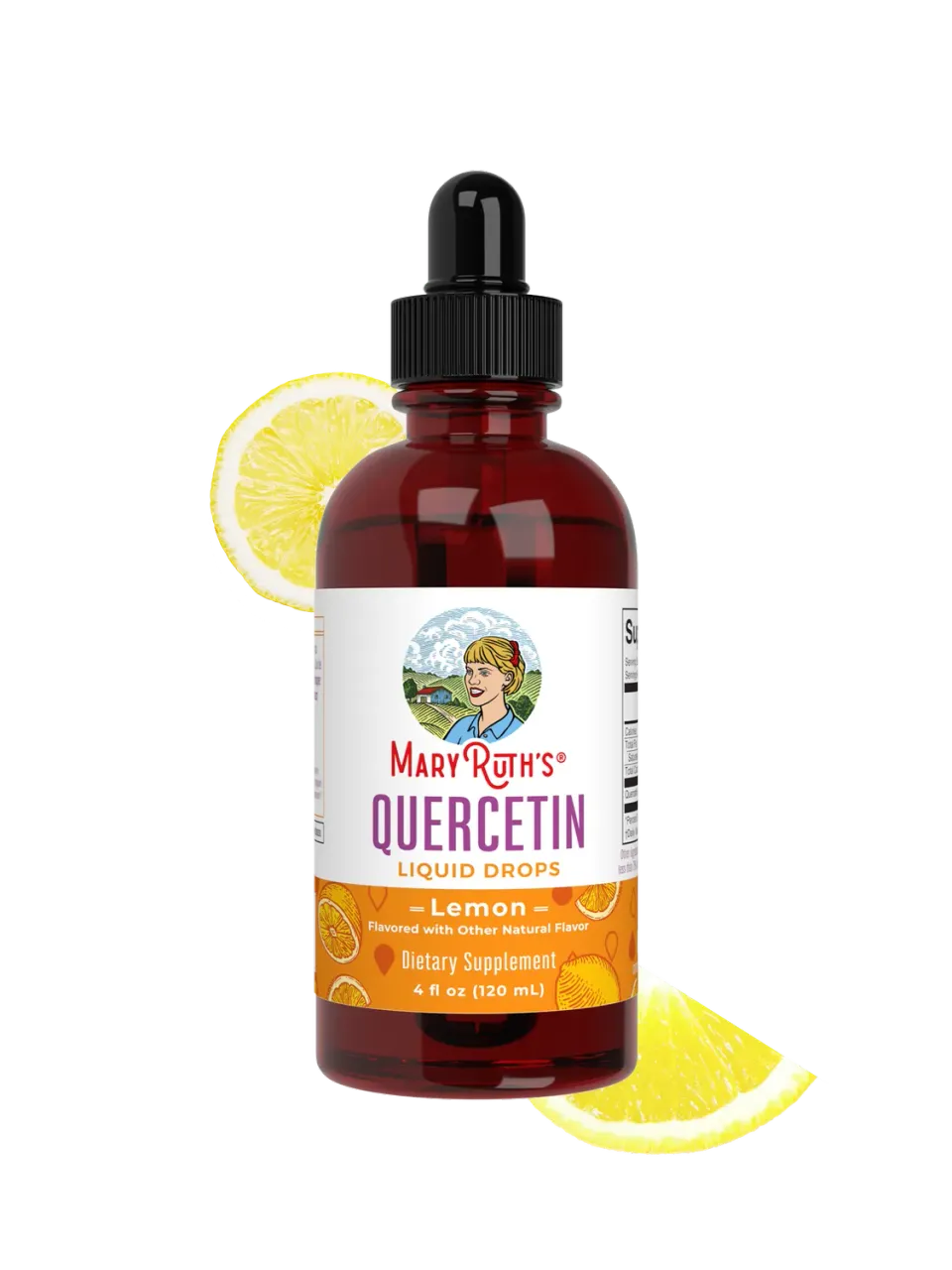 MaryRuth's Quercetin dråper sitron 30 doser flytende