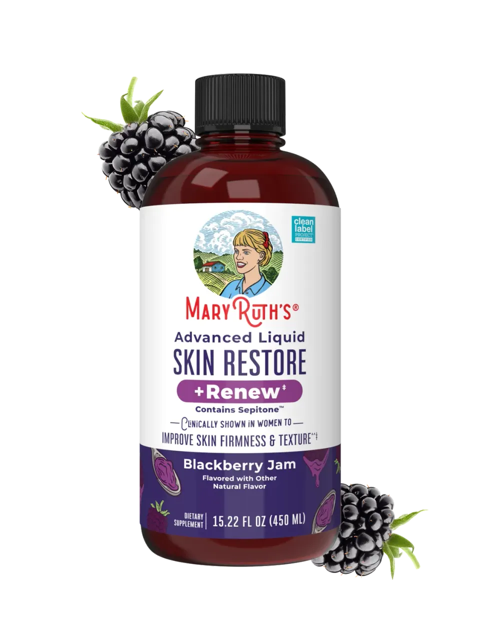 MaryRuth's Advanced Liquid Skin Restore flytende bjørnebær