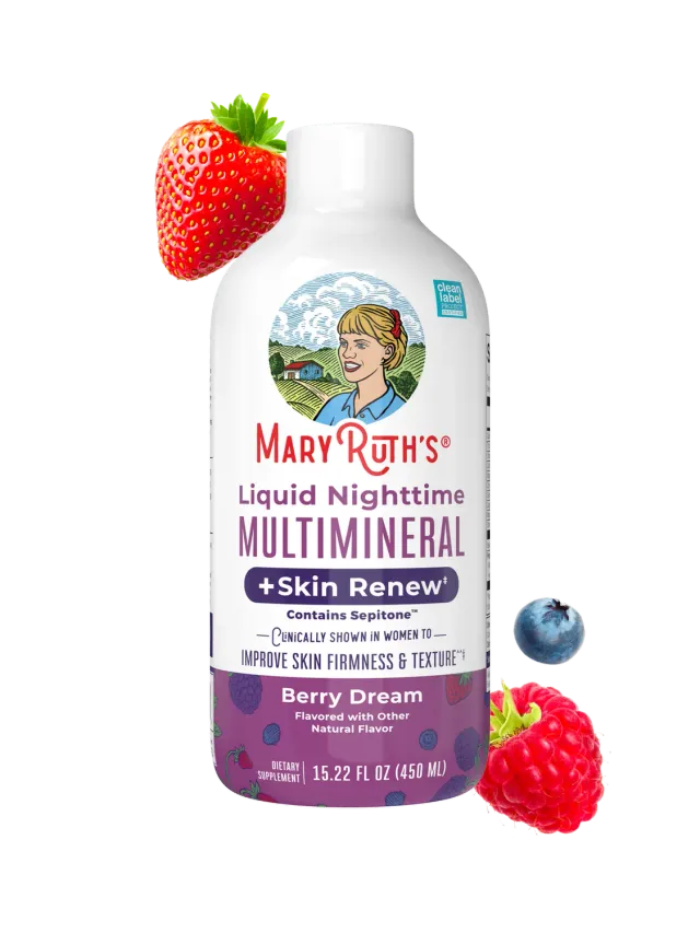 MaryRuth's Nighttime Multimineral Skin Renew flytende bær