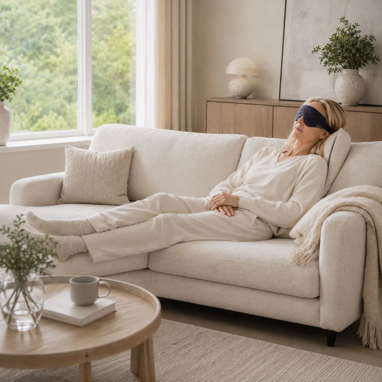 NAD Total SOVO Sleep Mask sovemaske Midnatt 3D mørkleggende
