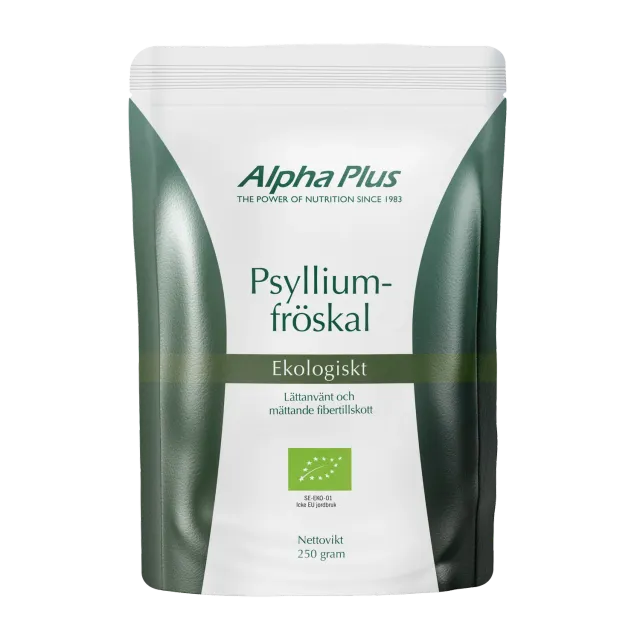 A+ Multivitamin psylliumfrøskall øko 250 g fiber