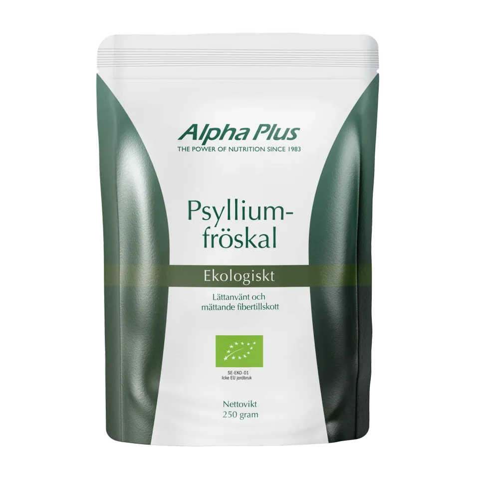 A+ Multivitamin psylliumfrøskall øko 250 g fiber