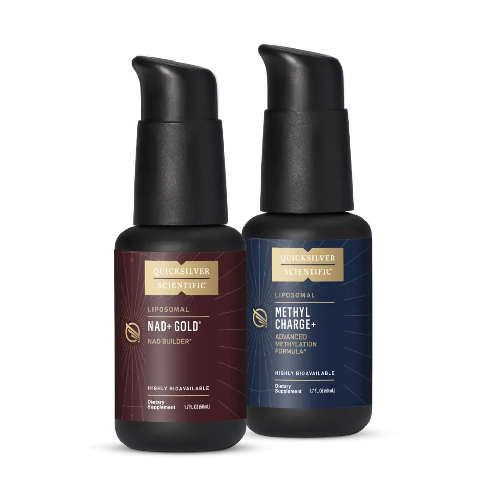 Quicksilver Scientific NAD+ Gold Methyl Charge+ tilskuddspakke energi