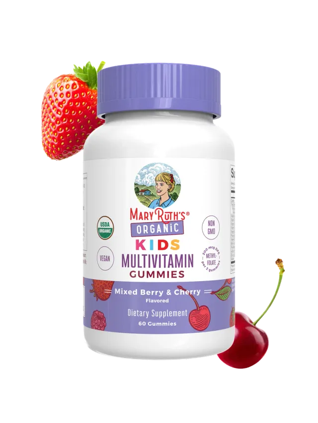 MaryRuth's Kids Multivitamin multigummi økologisk 60 stk bær