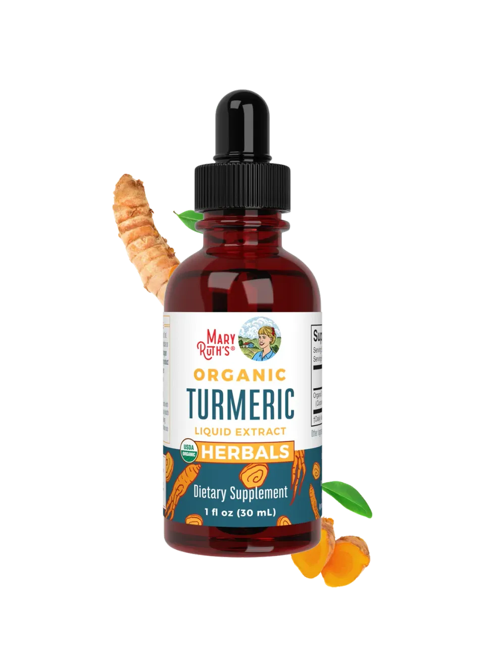 MaryRuth's Organic Turmeric dråper 1 oz