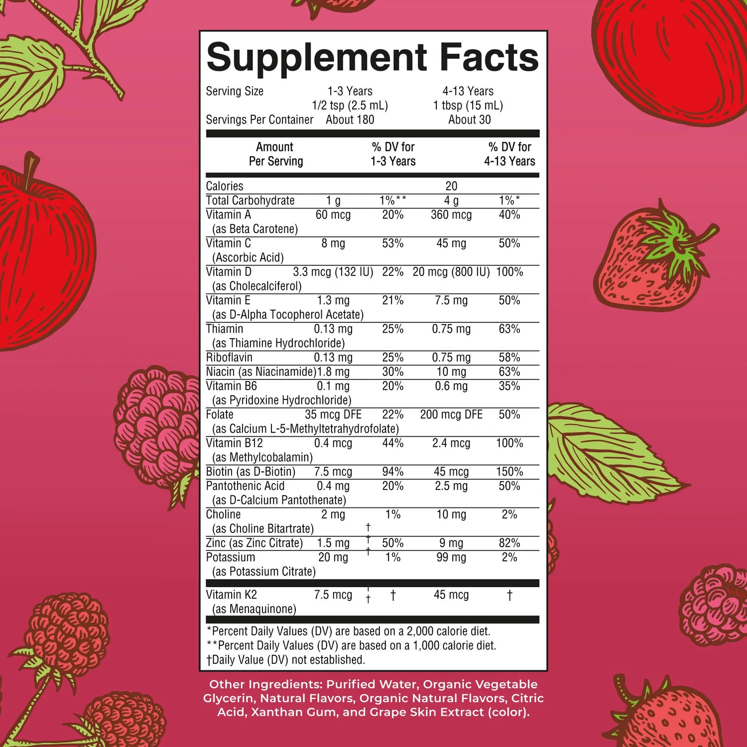 MaryRuth's Kids Triad of Health vitaminpakke barn
