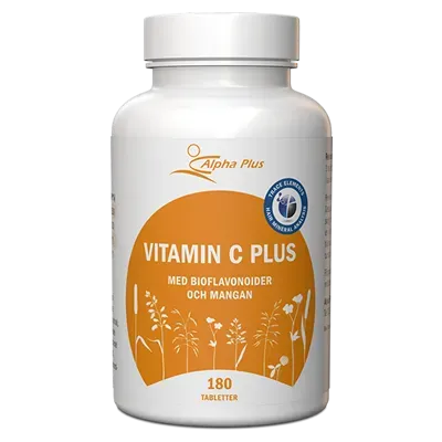 A+ Multivitamin Vitamin C Plus c-vitamintabletter 180 stk bioflavonoider