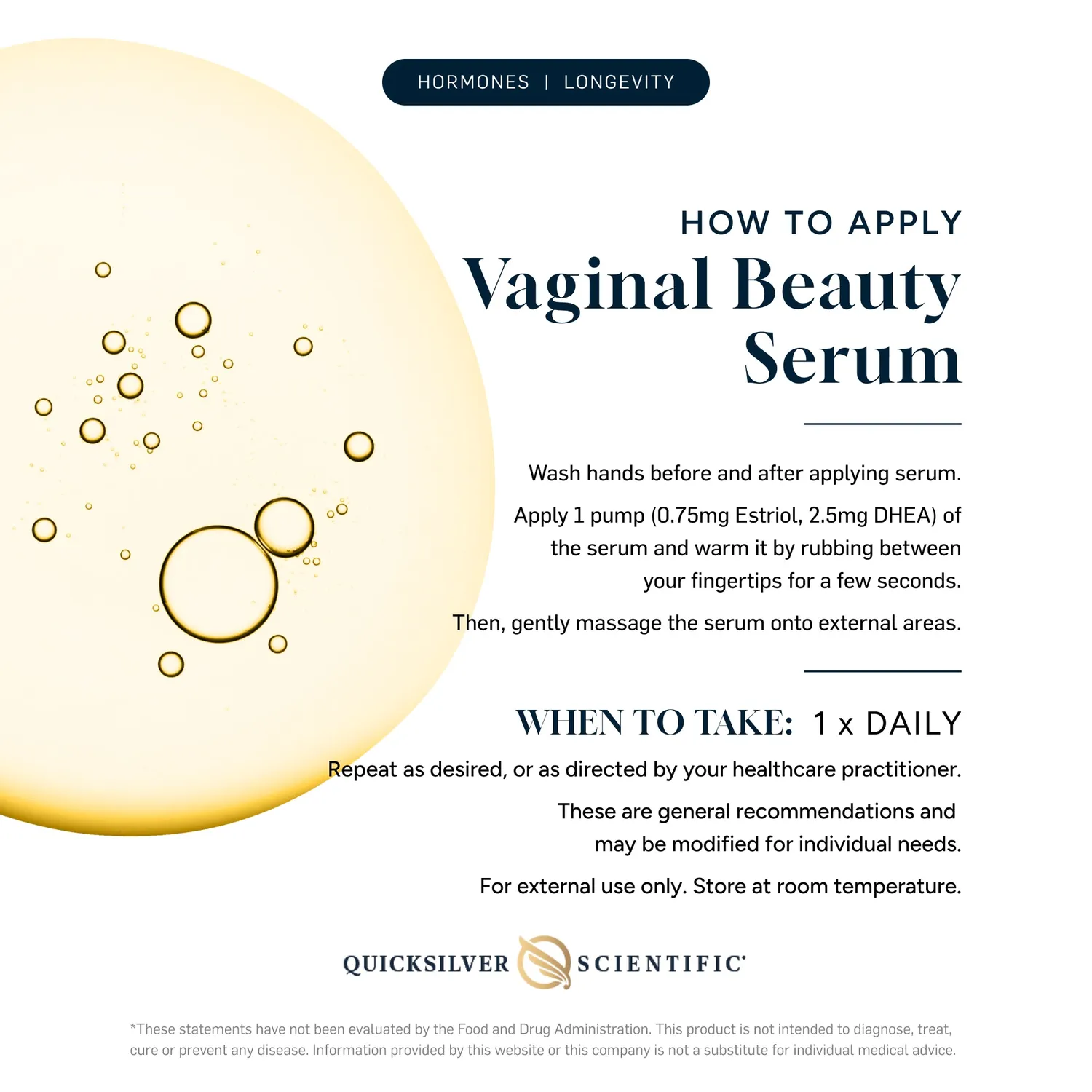 Quicksilver Scientific Vaginal Beauty Serum 30 ml