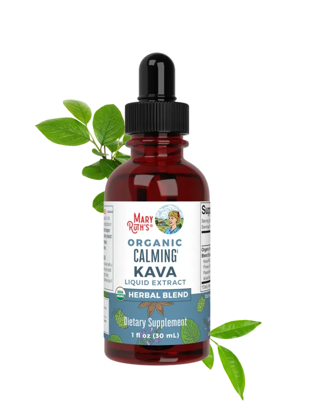MaryRuth's Organic Calming Kava dråper 30 doser ro