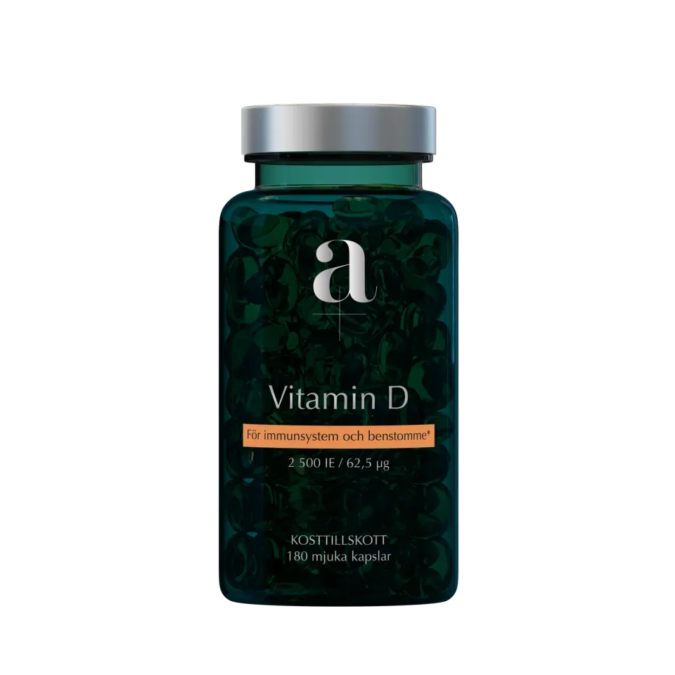 A+ Multivitamin Vitamin D 2500 IE kapsler 180 stk D3