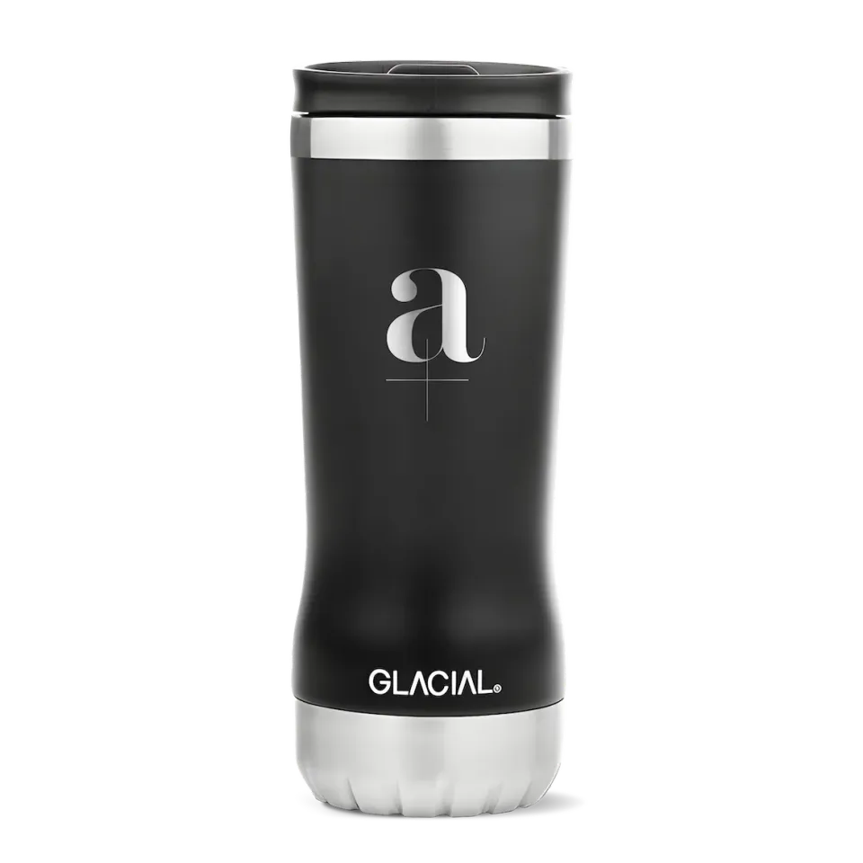 A+ Glacial termokopp 350 ml svart isolert