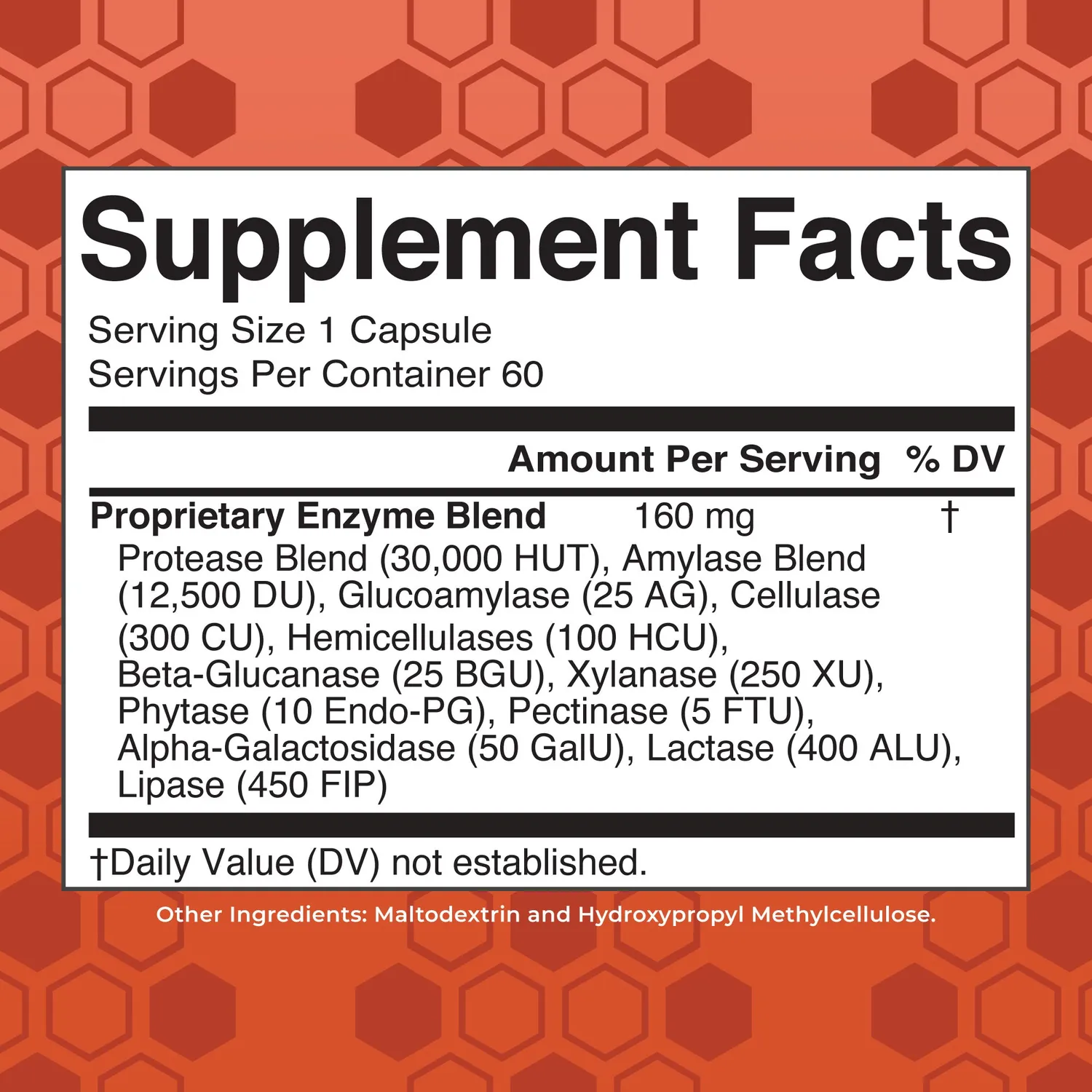 MaryRuth's Gluten Digestive Enzymes kapsler 60 stk