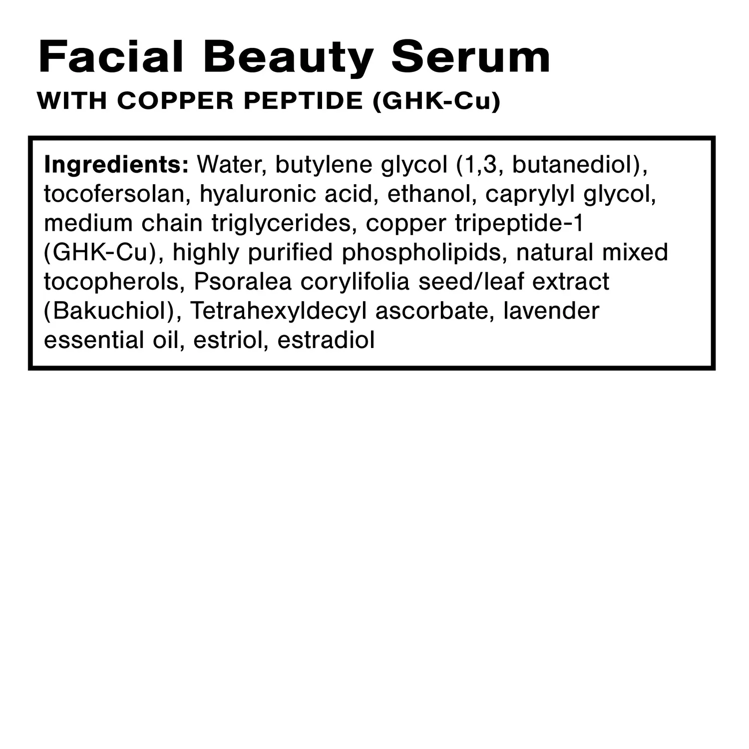 Quicksilver Facial Beauty Serum ansiktsserum overgangsalder