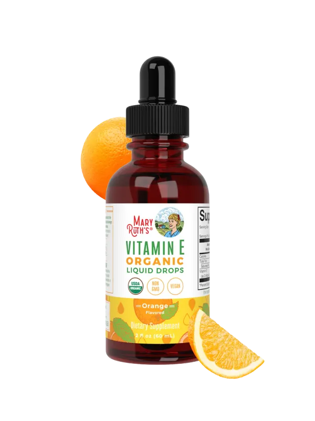MaryRuth's Vitamin E dråper økologisk 60 doser