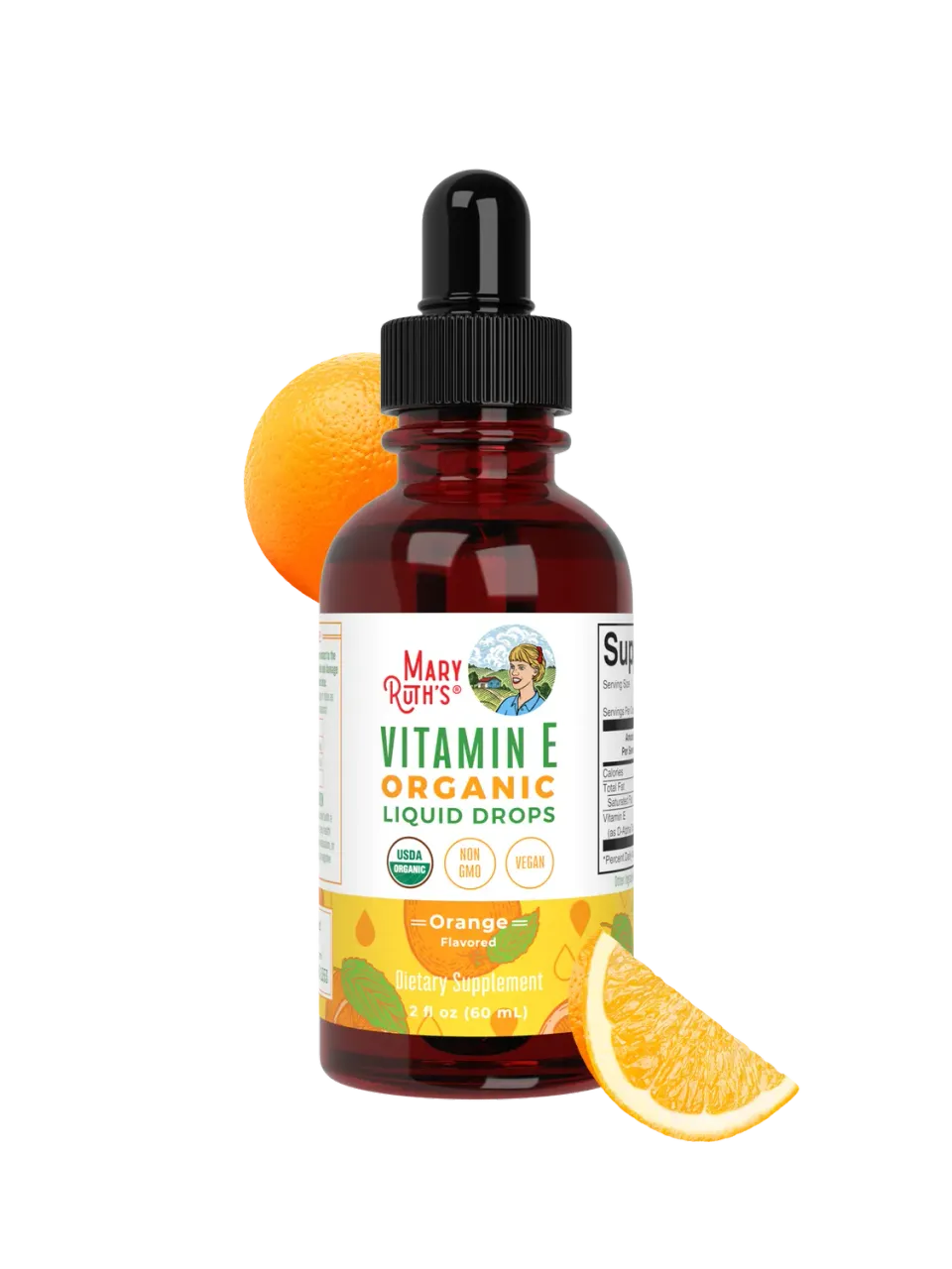 MaryRuth's Vitamin E dråper økologisk 60 doser