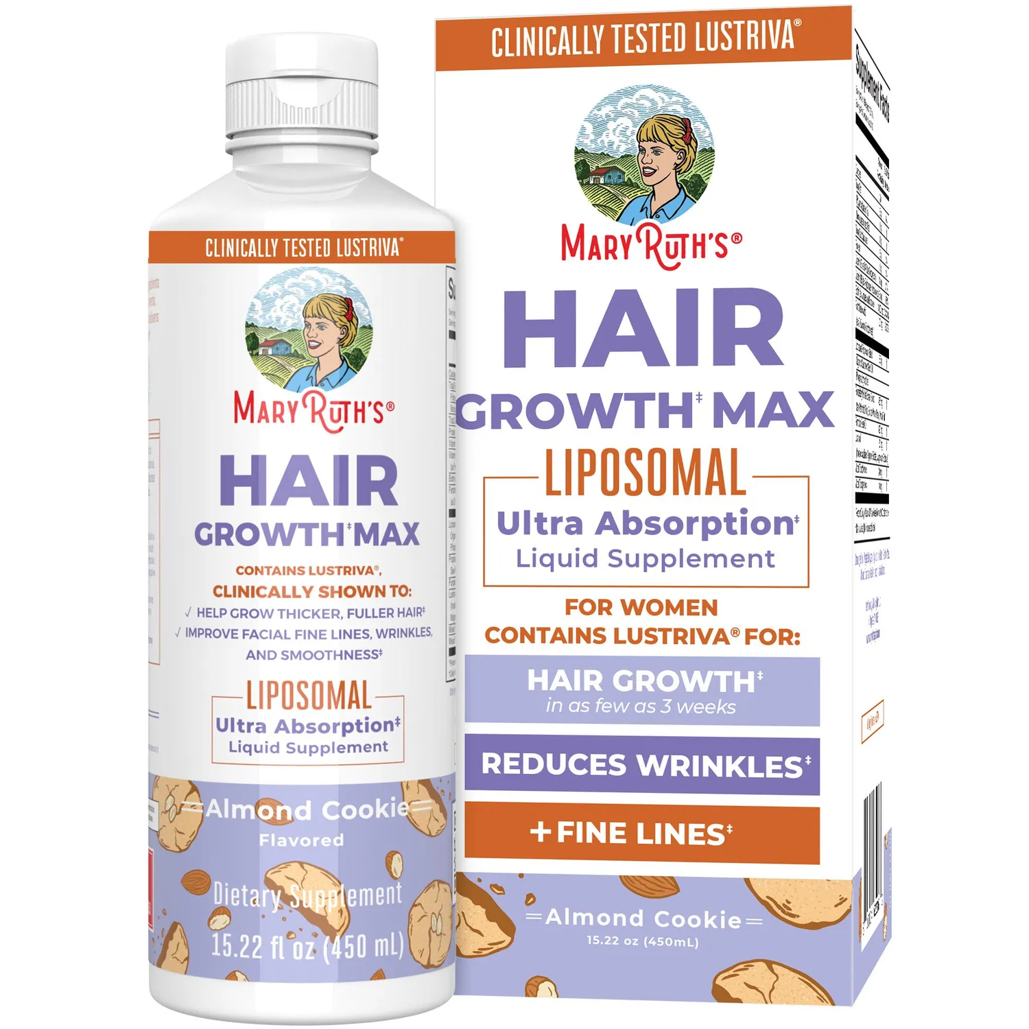MaryRuth's Beauty From Within Hair Growth Max kosttilskudd 4-pakning hårvekst