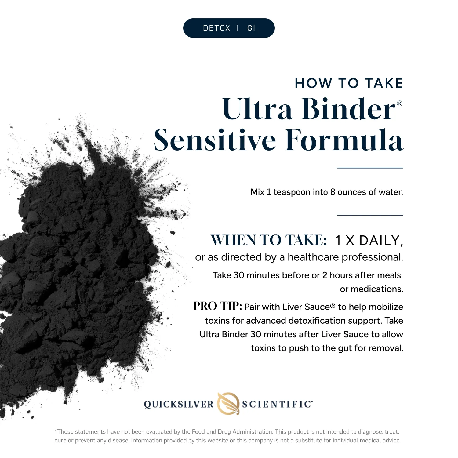 Quicksilver Ultra Binder Sensitive pulver 120 g