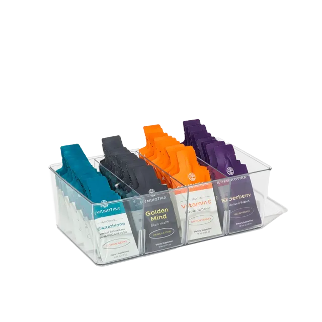Cymbiotika Supplement Organizer dosett 4-raders