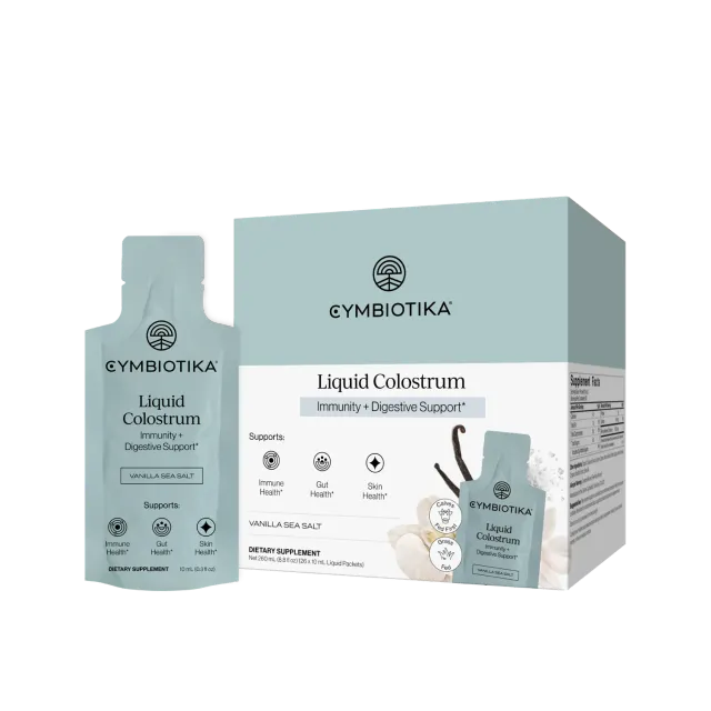 Cymbiotika Liquid Colostrum flytende råmelk vanilje