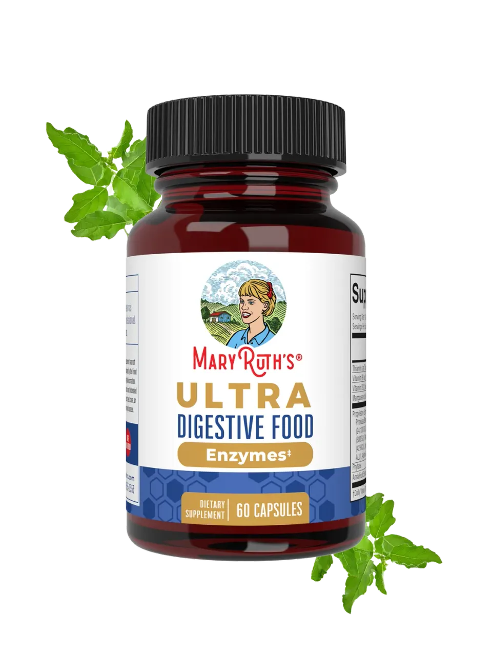 MaryRuth's Ultra Digestive Food Enzymes fordøyelsesenzym 60 kapsler