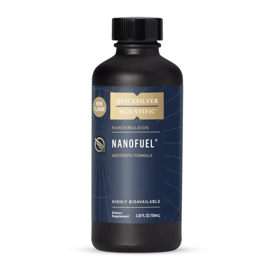 Quicksilver Scientific NanoFuel dråper 100 ml pasjonsfrukt fokus