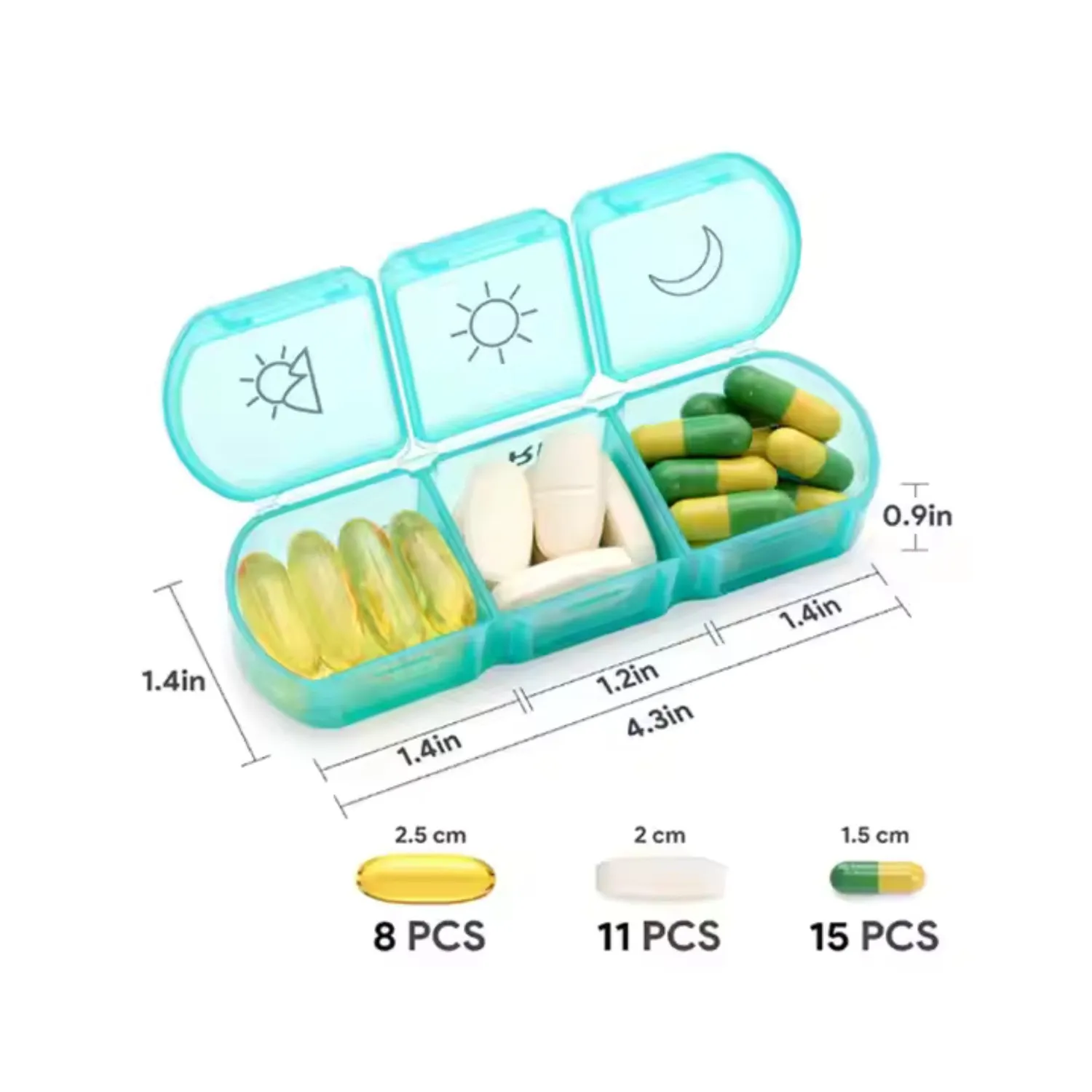 NAD Total Smart doseringseske 7-dagers BPA-fri