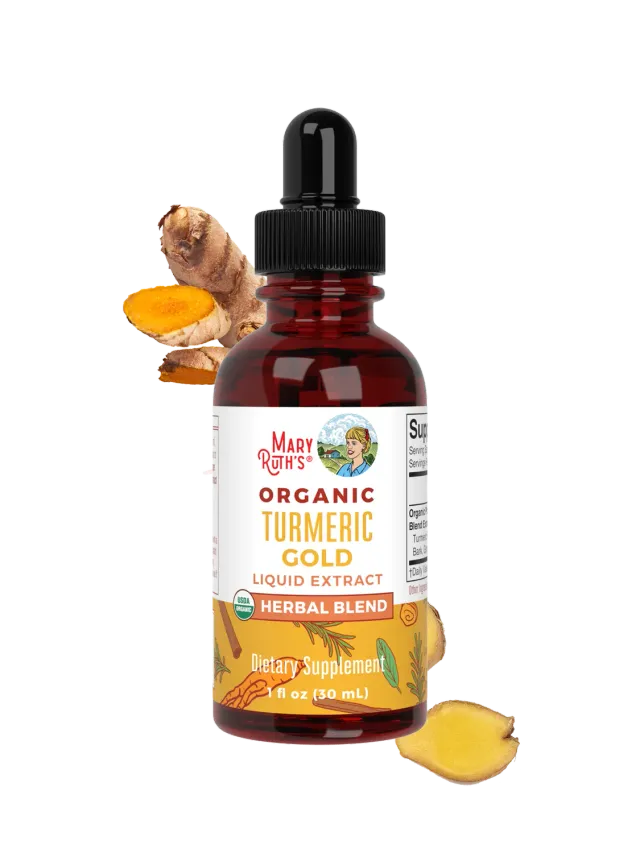 MaryRuth's Turmeric Gold gurkemeiedråper
