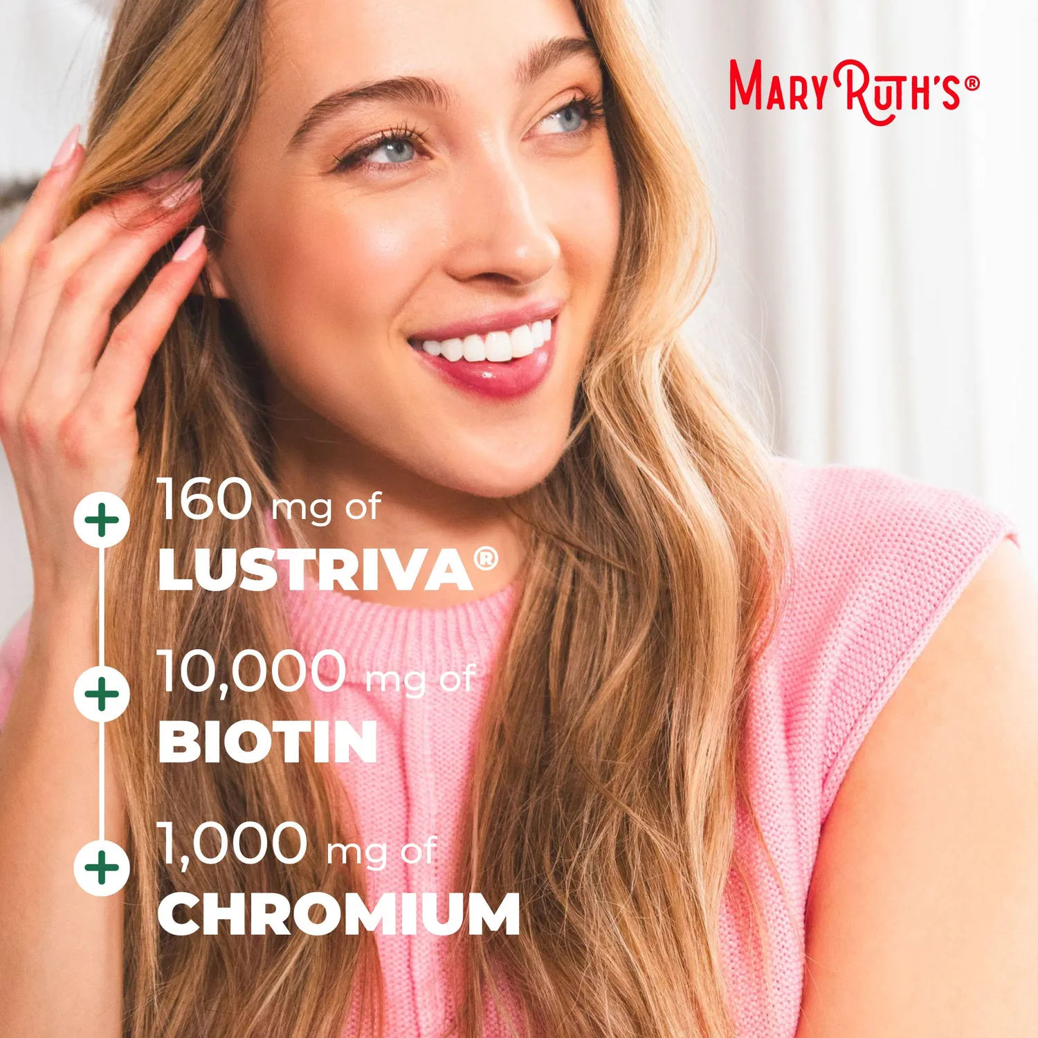 MaryRuth's Morning Multivitamin + Hair Growth flytende