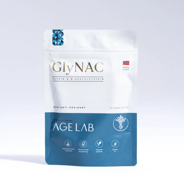 NAD Total GlyNAC pulver 60 gram – glysin og NAC