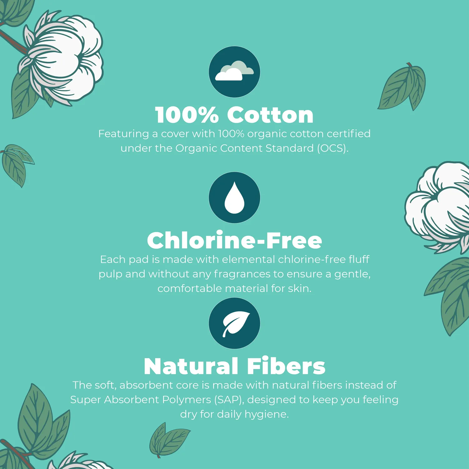 MaryRuth's Organic Cotton Cover bind regular uparfymert