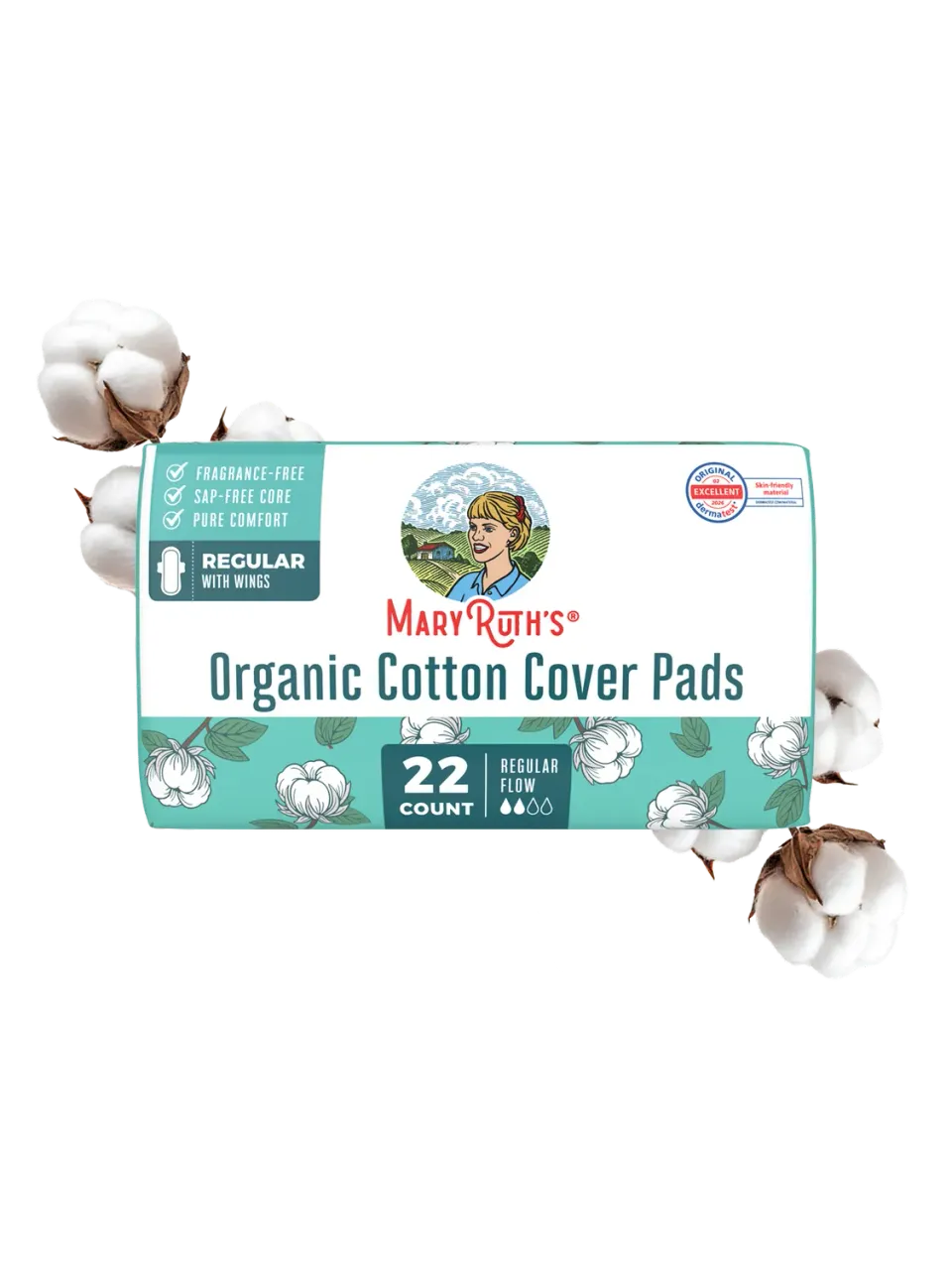 MaryRuth's Organic Cotton Cover bind regular uparfymert