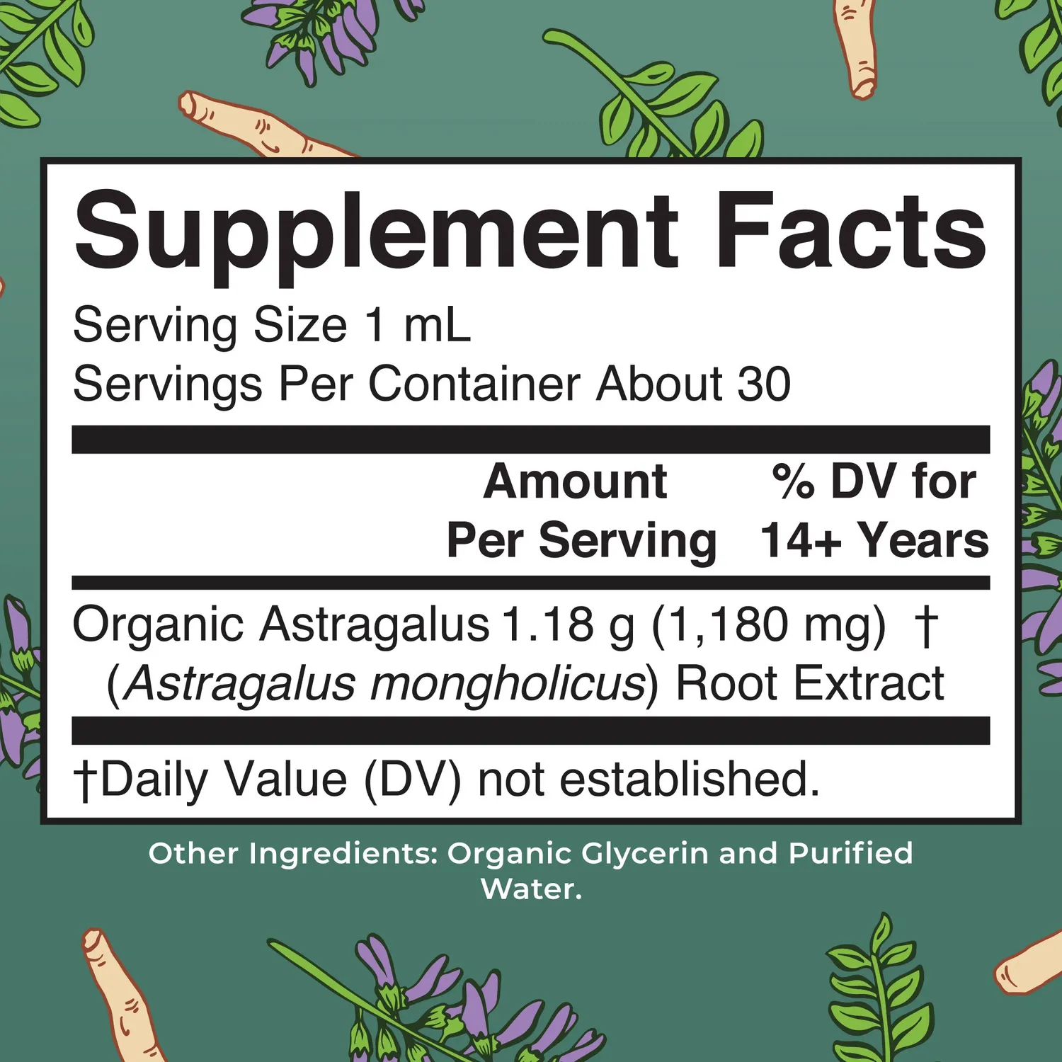 MaryRuth's Astragalus urtedråper rot 30 ml