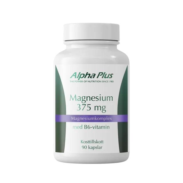 A+ Multivitamin Magnesium 375 mg kapsler 90 stk B6