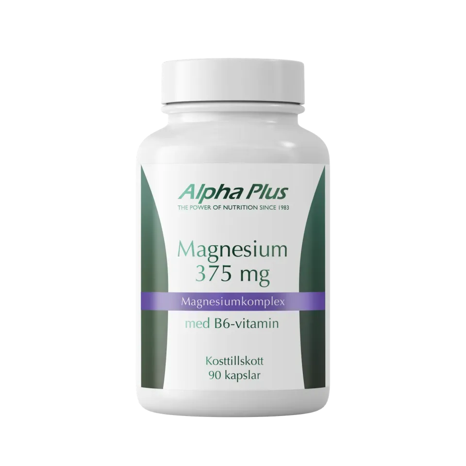 A+ Multivitamin Magnesium 375 mg kapsler 90 stk B6