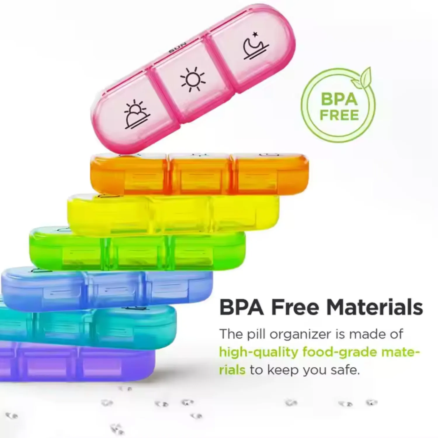 NAD Total Smart doseringseske 7-dagers BPA-fri