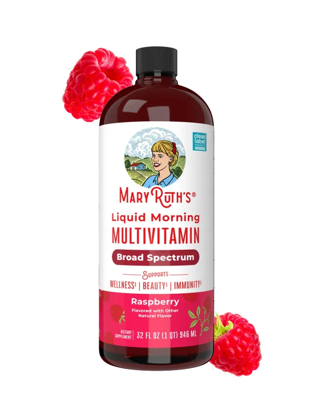MaryRuth's Liquid Morning Multivitamin flytende familie