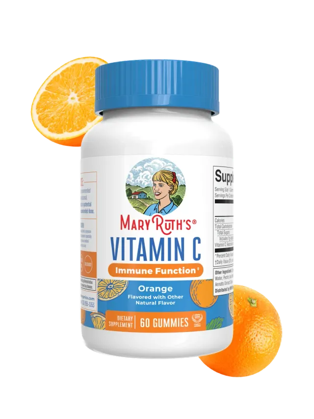MaryRuth's Vitamin C vitamingummies appelsin 60 stk antioksidant